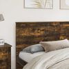 vidaXL Headboard with Headboard Smoked Oak 200 cm Engineered wood