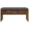 vidaXL Hall Bench with Cushion Old Wood 83 x 38 x 40 cm