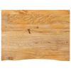 vidaXL Table Top Live Edge 90x60x3.8 cm Solid Wood Mango