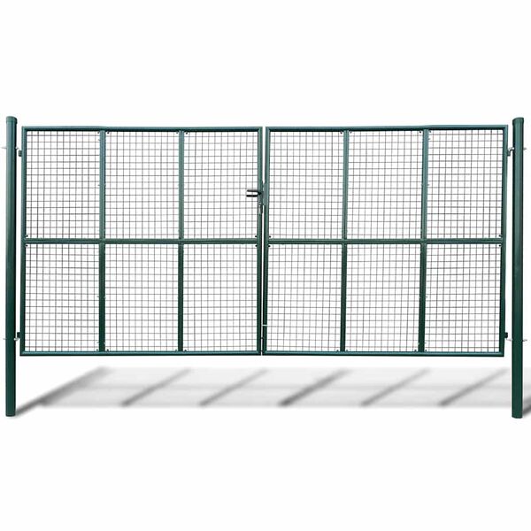 vidaXL Mesh Garden Gate 400x200 cm