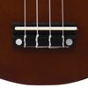 vidaXL Soprano Ukulele Set with Bag for Kids Dark Wood 21"