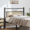 vidaXL Headboard Sonoma Oak 100 cm Engineered Wood and Steel