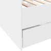 vidaXL Daybed with Drawers without Mattress White 90x190 cm Single