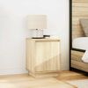 vidaXL Bedside Cabinets with LED Lights&nbsp;2 pcs Sonoma Oak 38x34x50 cm