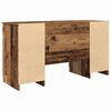 vidaXL Desk with Drawer Old wood 140 x 49 x 76 cm Engineered wood