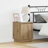 vidaXL Bedside Cabinet Artisan Oak 39 x 34.5 x 50 cm Engineered wood
