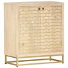 vidaXL Sideboard Gold 60x30x70 cm Solid Mango Wood