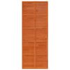 vidaXL Barn Door Wax Brown 80x208 cm Solid Wood Pine