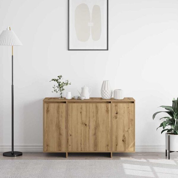 vidaXL Sideboard Artisan oak 120 x 41 x 75 cm Engineered wood