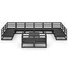 vidaXL 13 Piece Garden Lounge Set Solid Pinewood