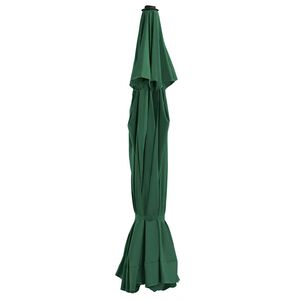 vidaXL Replacement Fabric for Outdoor Parasol Green 515 cm