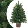 vidaXL Artificial Christmas Tree Green 95 cm PVC, PE and steel