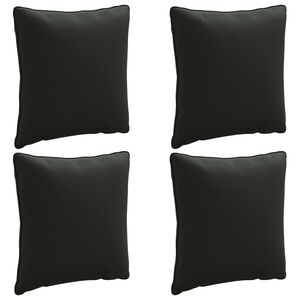 vidaXL 4-Piece Back Cushions PUTTEN 4 pcs 100% Polyester Black