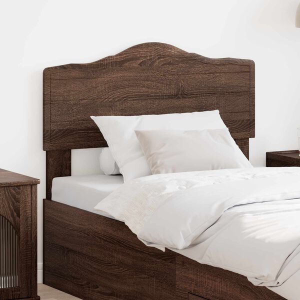 vidaXL Headboard Brown Oak 80 cm Engineered wood