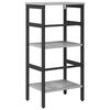 vidaXL Bookshelf Grey Sonoma 40 x 29.5 x 81 cm Engineered Wood