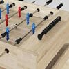 vidaXL Foosball Table Sonoma Oak 125 x 60.5 x 80 cm Engineered Wood