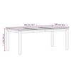 vidaXL 4 Piece Garden Dining Set Solid Wood Teak
