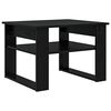 vidaXL Coffee Table Black Oak 64 x 54 x 44 cm Engineered Wood