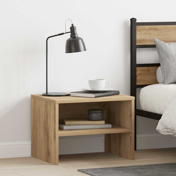 vidaXL Bedside Cabinet 2 pcs Artisan oak 40 x 40 x 30 cm