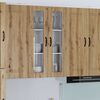 vidaXL Kitchen Wall Cabinet Wall-mounted Artisan Oak 60 x 31 x 100 cm