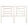 vidaXL Bed Headboard White 156x4x100 cm Solid Pine Wood