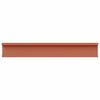 vidaXL Wall Shelf with Shelf 2 pcs Red 60 x 9 x 3 cm Engineered Wood