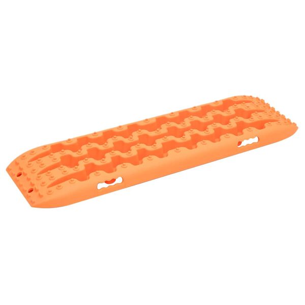 vidaXL Traction Boards 2 pcs Orange 106x30.5x7 cm Nylon