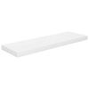 vidaXL Floating Wall Shelves 4 pcs High Gloss White 80x23.5x3.8 cm MDF