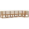 vidaXL Outdoor Sofa Set 6 pcs Natural Solid Acacia Wood