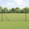 vidaXL Welded Wire Fence Grey 1.2 x 25 m