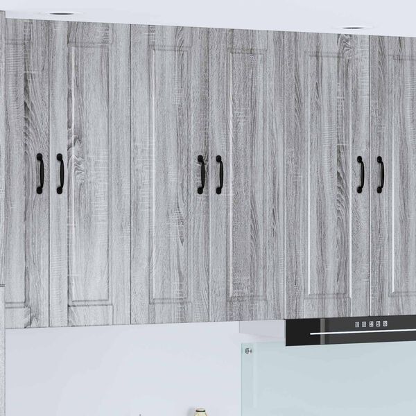 vidaXL Kitchen Cabinet Grey Sonoma 60 x 31 x 100 cm Engineered Wood