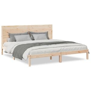vidaXL Extra Long Bed Frame without Mattress 200x220 cm Solid Wood