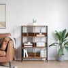 vidaXL Bookshelf Old Wood 82 x 32 x 112 cm Engineered Wood