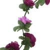 vidaXL Flower Garlands 6 pcs Spring Light Purple 250 cm
