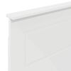 vidaXL Headboard with Headboard White 75 cm Engineered wood