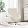 vidaXL Egg Chair Cream 63 x 73 x 90 cm Velvet