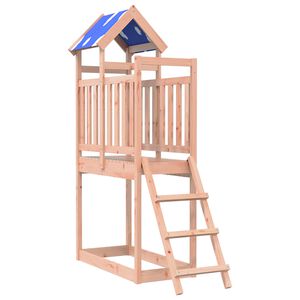 vidaXL Play Tower Brown 52.5 x 110.5 x 215 cm Solid Douglas Wood