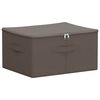 vidaXL Storage Box 24 pcs Non-woven fabric 50 x 30 x 25 cm 37.5 L Grey