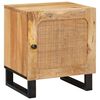 vidaXL Bedside Cabinet Natural 40 x 33 x 46 cm