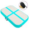 vidaXL Inflatable Gymnastics Mat with Pump 60x100x20 cm PVC Green