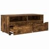vidaXL TV Cabinet Smoked Oak 100 x 48 x 43 cm Engineered Wood