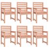 vidaXL 7 Piece Garden Dining Set Solid Wood Douglas