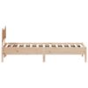 vidaXL Bed Frame without Mattress 100x200 cm Solid Wood Pine
