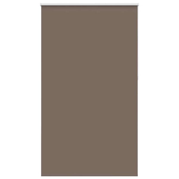 vidaXL Roller Blind Blackout Coffee 125x210 cm Fabric Width 121.6 cm Polyester