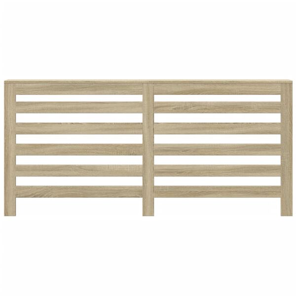 vidaXL Radiator Cover Sonoma Oak 175x20x82 cm Engineered Wood