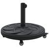 vidaXL Parasol Base 15.35 kg Black Iron Circular