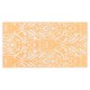vidaXL Outdoor Carpet ARAKIL Orange and White 160x230 cm PP