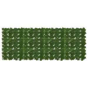 vidaXL Balcony Screen with Leaves Green 200 x 75 cm