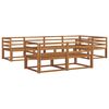 vidaXL Outdoor Sofa Set 7 pcs Natural Solid Acacia Wood