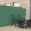 vidaXL Garden Fence Double-Sided Green 1.8x3 m PVC